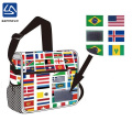 wholesale special design flag single shoulder bag,sling bag for teenagers